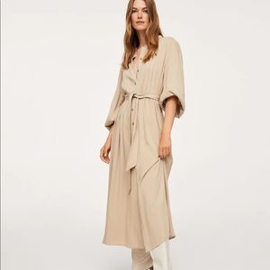 Lyocell pleated dress